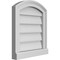 Ekena Millwork Arch Top Surface Mount PVC Gable Vent: Functional, w/ 2"W x 2"P Brickmould Sill Frame, 16"W x 18"H GVPAR16X1803SF - alternate 3